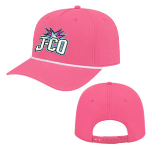 J CO Bombers ICON performance rope golf cap-Hot Pink/White
