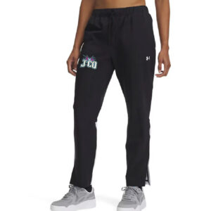 J CO Bombers Under Armour Women’s UA Rival Stretch Woven Pants-Black/White