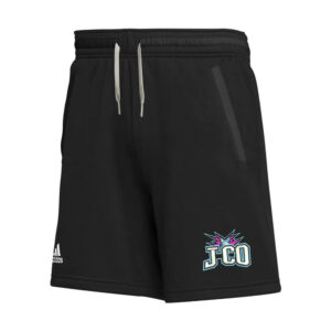J CO Bombers Adidas Team Issue 8″ Knit Shorts w/pockets – Black (2x 3x only)