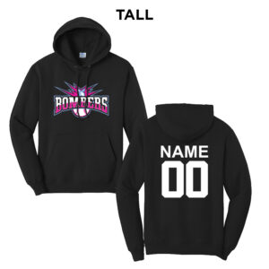 J CO Bombers TALL Classic Pullover Hooded Sweatshirt-Black