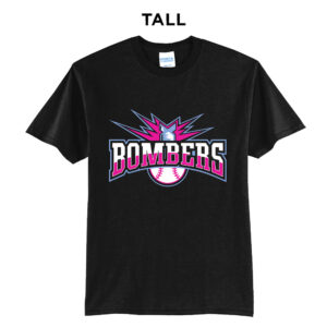 J CO Bombers Tall Short Sleeve Tee-Black