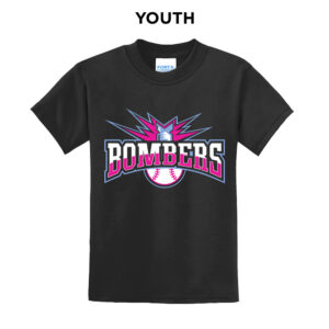 J CO Bombers Youth Short Sleeve Tee-Black