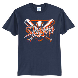 Midwest Sluggers SB Unisex Short Sleeve Tee-Navy