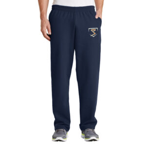 Midwest Sluggers SB Men Classic Sweatpant Open Bottom-navy