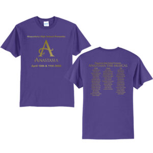 Maq Anastasia Unisex Short Sleeve Tee-Purple