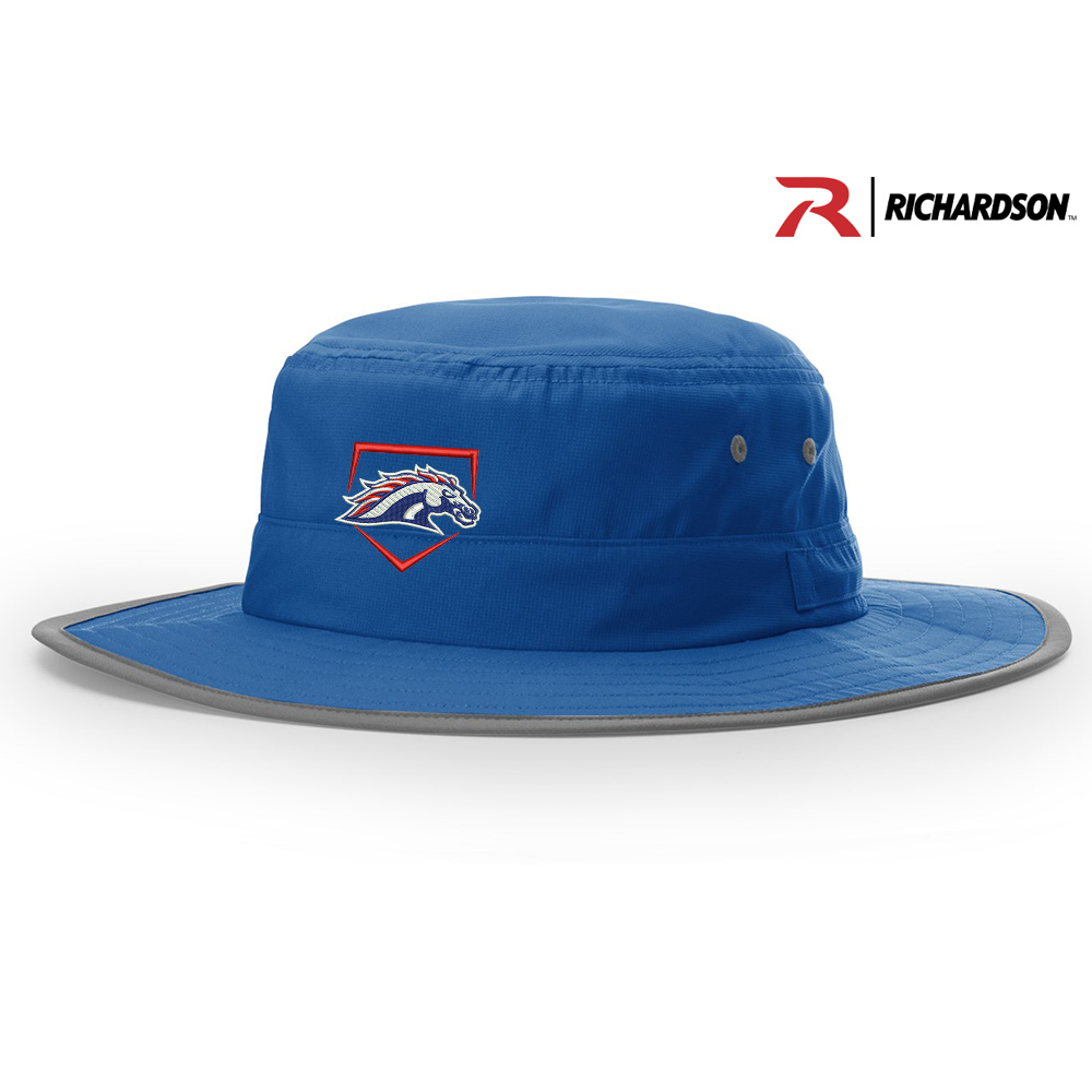 Mustangs Baseball Richardson Lite Wide Brim Hat-Royal s