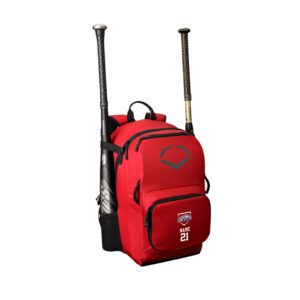 Mustangs Baseball Evoshiel SRZ1 Baseball/Softball Equipment backpack – Scarlet