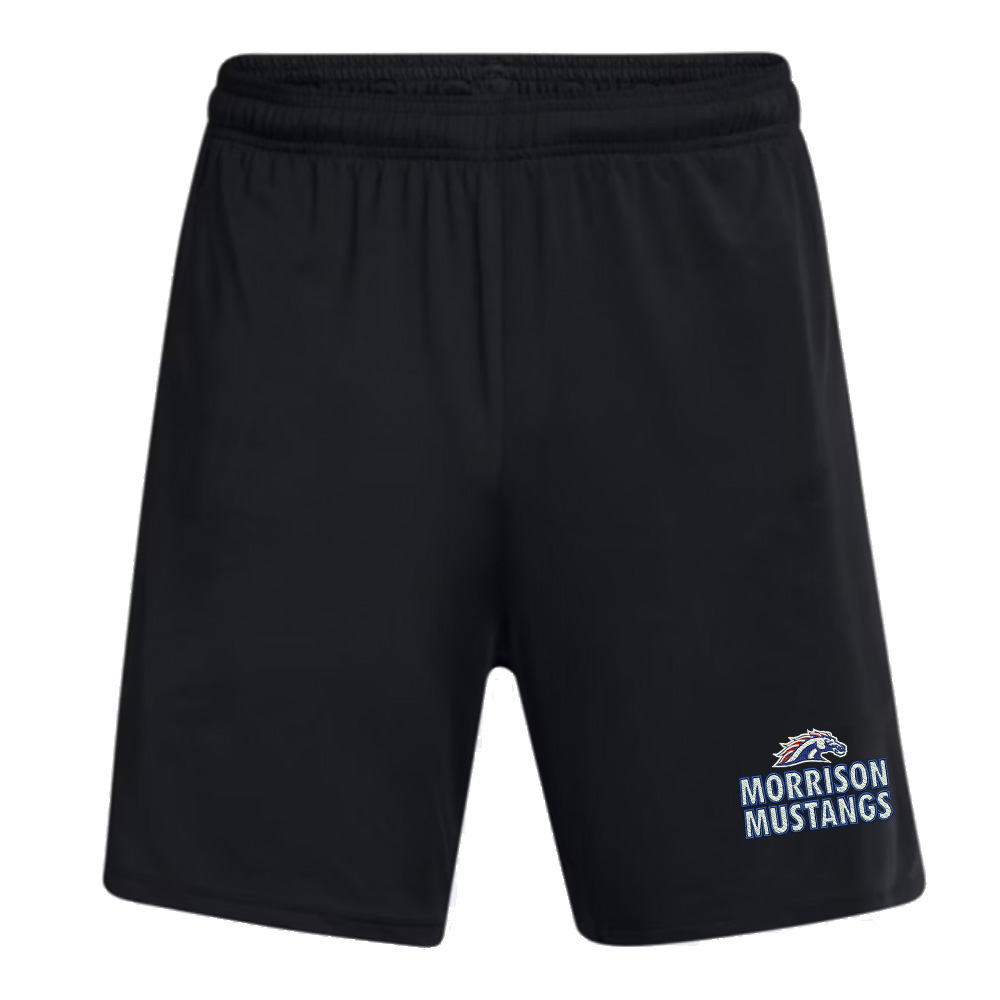 Morrison Under Armour Men's UA Tech Vent 7" pocketed Shorts-Black
