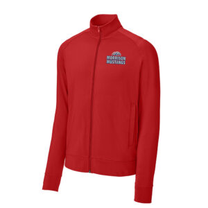 Morrison Sport-Tek Men Sport-Wick Stretch Full-Zip Cadet Jacket-Red