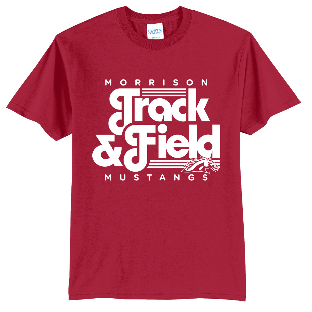 Morrison Unisex Short Sleeve Tee-Red