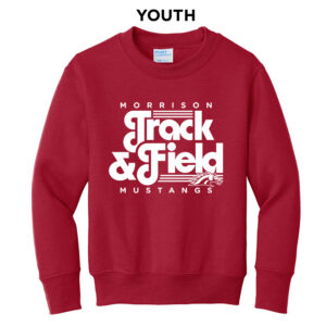 Morrison Youth Crewneck Sweatshirt-Red
