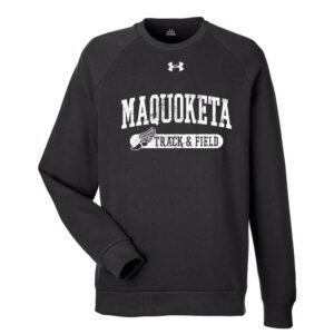 Maq Track Field Under Armour UA Rival Fleece Crewneck Sweatshirt Adult-Black (medium is out of stock)