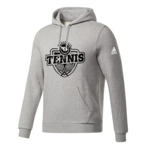 Maquoketa Tennis Adidas Fleece Hooded Sweatshirt- MedGrey Heather