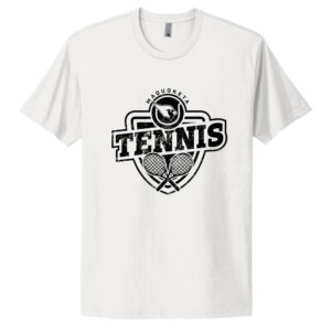 Maquoketa Tennis Unisex Premium Short Sleeve Tee-White