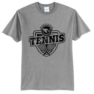 Maquoketa Tennis Unisex Short Sleeve Tee-Athletic Heather