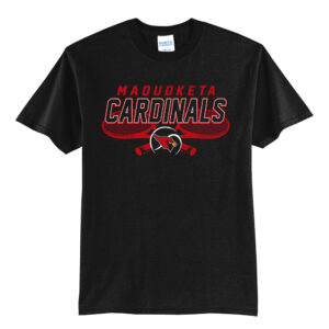 Maquoketa Tennis Unisex Short Sleeve Tee-Black