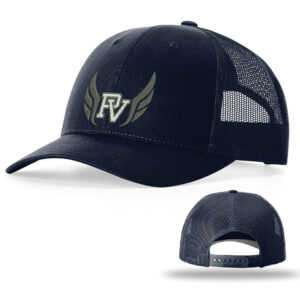 PV Girls Track Field Richardson Low Profile mesh back/snap back trucker Solid cap MD-LG (6 7/8 – 7 5/8)-Navy