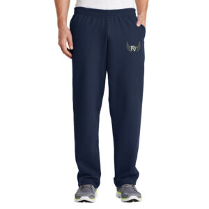 PV Girls Track Field Men Core Fleece Sweatpants with Pockets-Navy