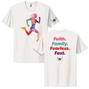 PV Girls Track Field Unisex Premium Short Sleeve Tee-White