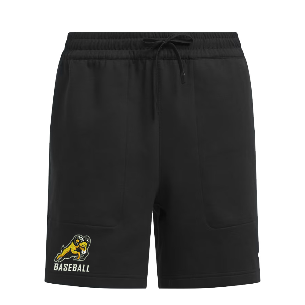 Rams BB Adidas Dugout Batting Practice Shorts (3 pocket) BLACK (2xs, xs, S, M, XL, 2x, 4X)