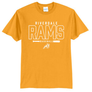 Rams BB Unisex Short Sleeve Tee-Gold