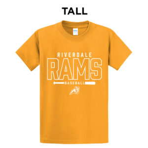 Rams BB Tall Short Sleeve Tee- Gold