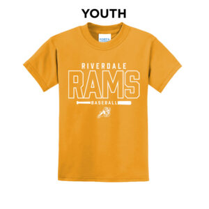 Rams BB Youth Short Sleeve Tee-Gold