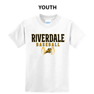 Rams BB Youth Short Sleeve Tee-White