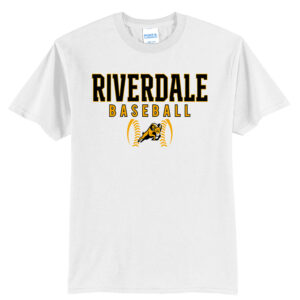 Rams BB Unisex Short Sleeve Tee-White