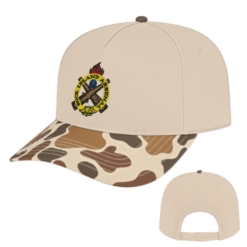 RI Arsenal Daybreak Duck Camo snap back Cap-Stone Canyon