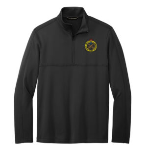 RI Arsenal Port Authority men Smooth Fleece 1/4-Zip-Black