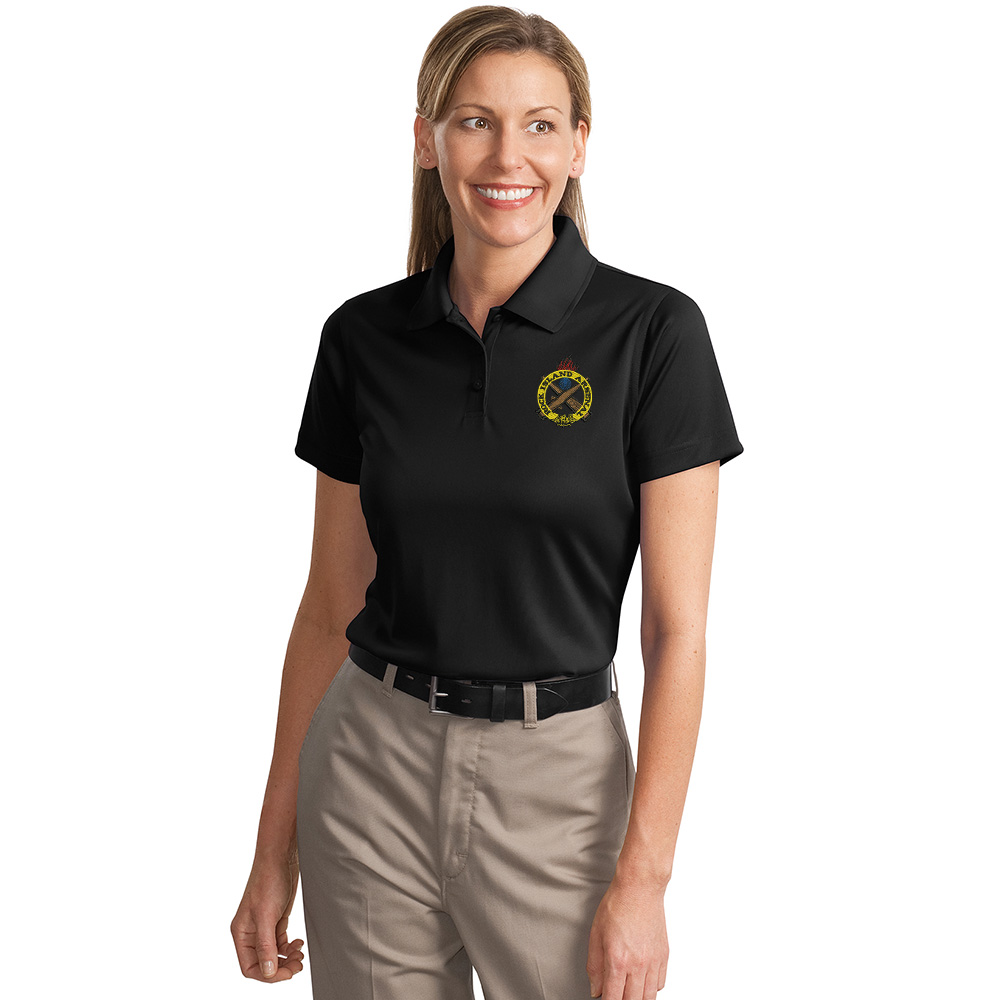 RI Arsenal Cornerstone Ladies Select Snag-Proof Polo-Black