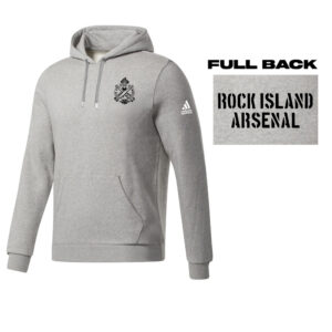 RI Arsenal Adidas Fleece Hooded Sweatshirt- MedGrey Heather