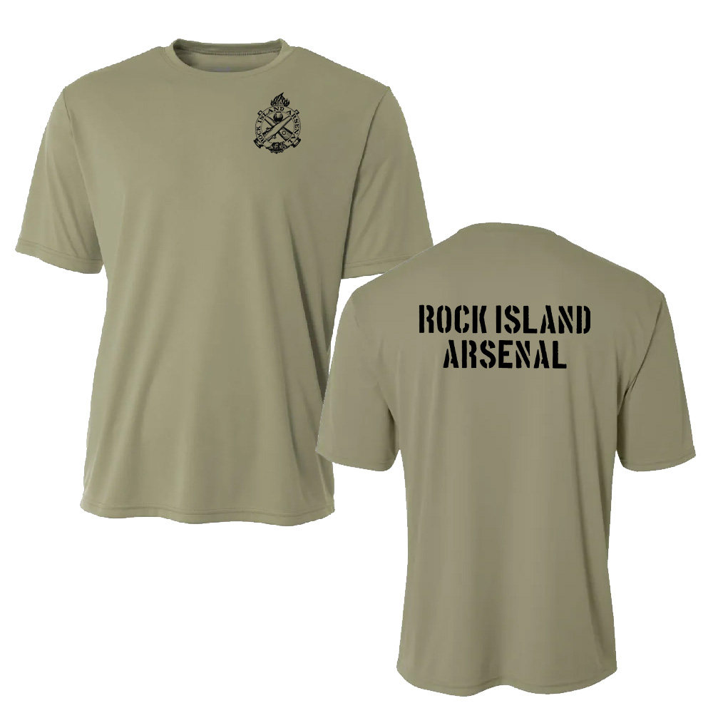 RI Arsenal Adult Cooling Performance Tshirt -Olive
