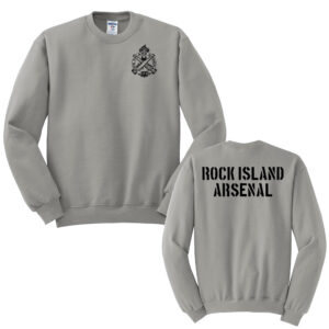 RI Arsenal Unisex Jerzees NuBlend Crewneck Sweatshirt-Rock