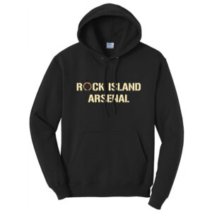 RI Arsenal Unisex Fleece Hooded Sweatshirt-Black
