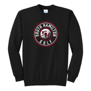 SH Golf Unisex Fleece Crewneck Sweatshirt-Black