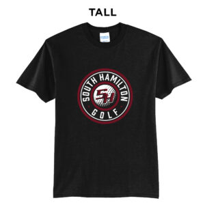 SH Golf Tall Short Sleeve Cotton Tee-Black