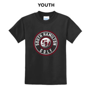 SH Golf Youth Short Sleeve Tee-Black