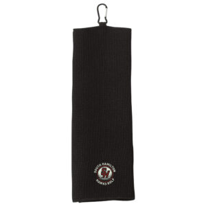 SH Golf  Fairway Golf Towel waffle-Black
