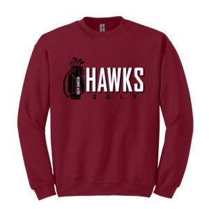 SH Golf  Unisex Fleece Crewneck Sweatshirt-Cardinal Red