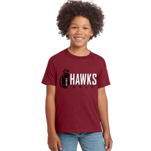 SH Golf Gildan YOUTH Softstyle T-Shirt – Cardinal Red