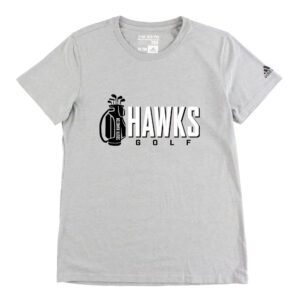 SH Golf Adidas Go To Performance Women’s Short Sleeve Tee-Medium Grey (S, L, XL, 2x)