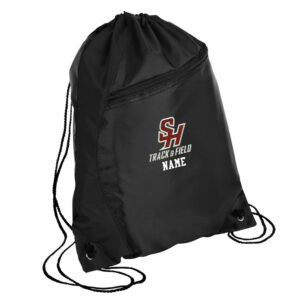 SH Track Field Port Authority Colorblock Cinch Pack-Black/Black