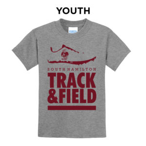 SH Track Field Youth Short Sleeve Tee-Grey