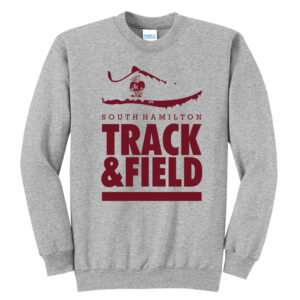 SH Track Field Unisex Fleece Crewneck Sweatshirt-Athletic Heather