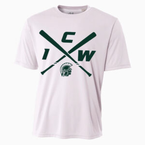 West Baseball PG Adult Cooling Performance Tshirt-White