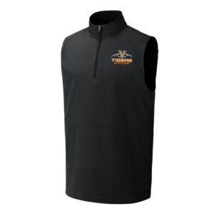 WDM Girls Soccer Sport-Tek Men Repeat 1/2-Zip Vest-Black