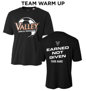 WDM Girls Soccer Adult Cooling Performance Tshirt -Black