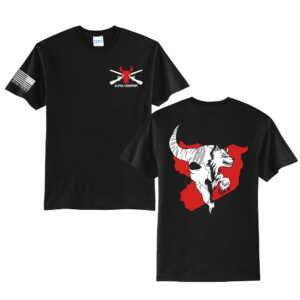 Alpha Company Avauncez Unisex Short Sleeve Tee-Black